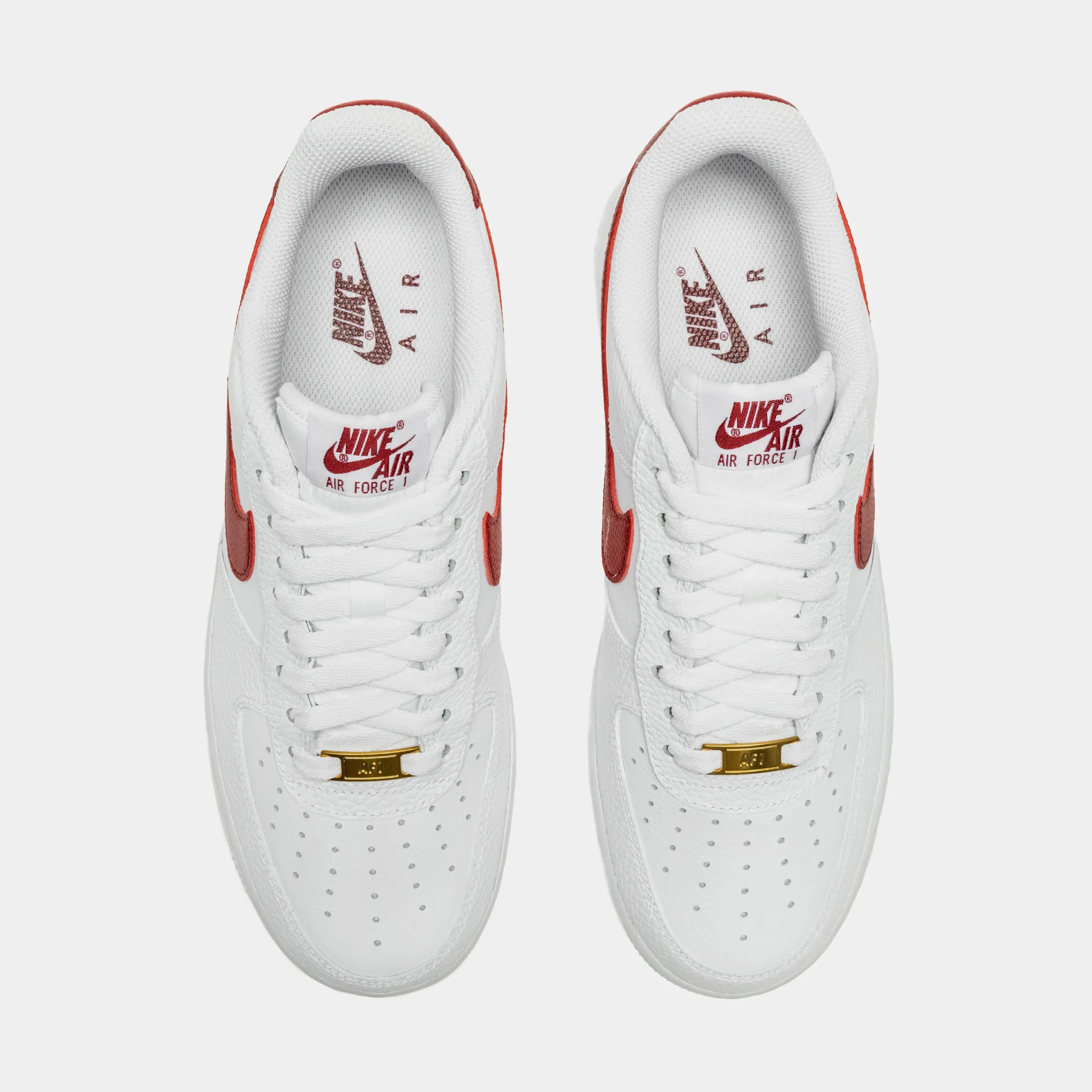 Air Force 1 07 Mens Lifestyle Shoes (White/Red)