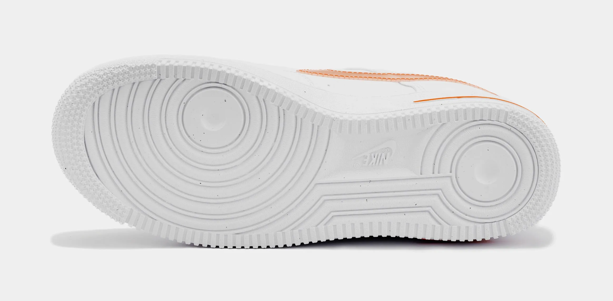 Air Force 1 Next Nature Grade School Lifestyle Shoes (White/Orange)