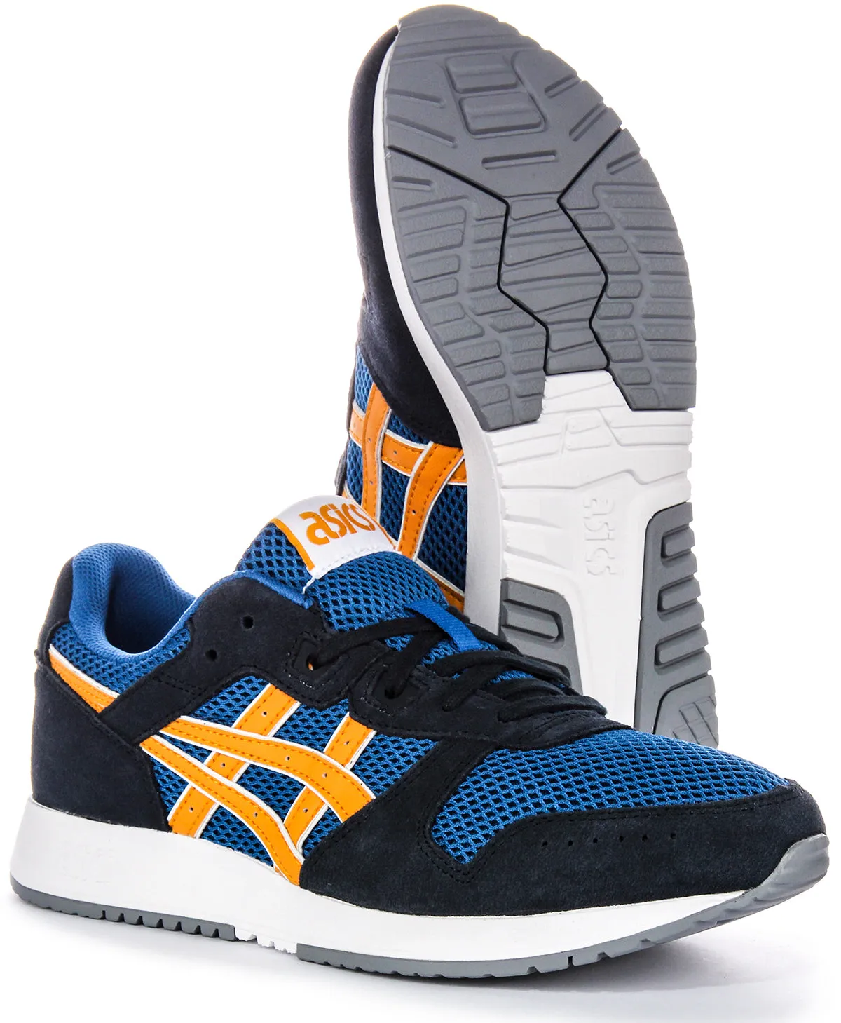 Asics Lyte Classic In Navy Orange