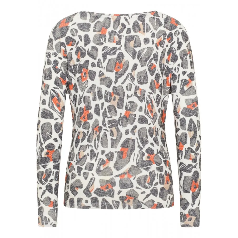 Barbara Lebek Leopard Print Knit Top