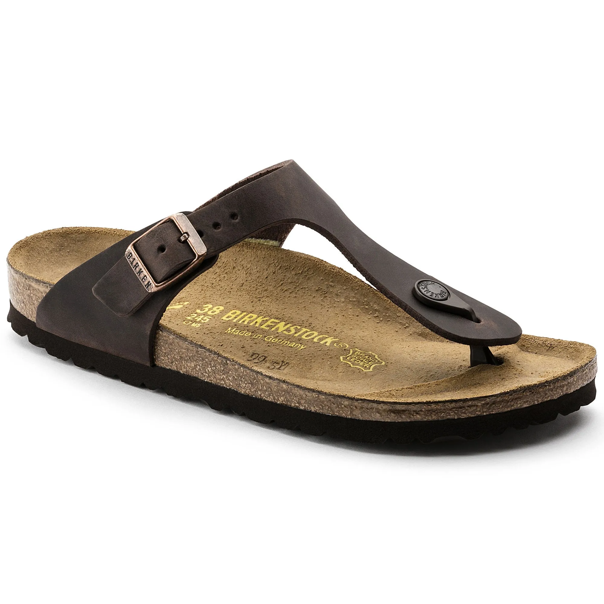 Birkenstock Gizeh NU Oiled Habana Narrow 743833