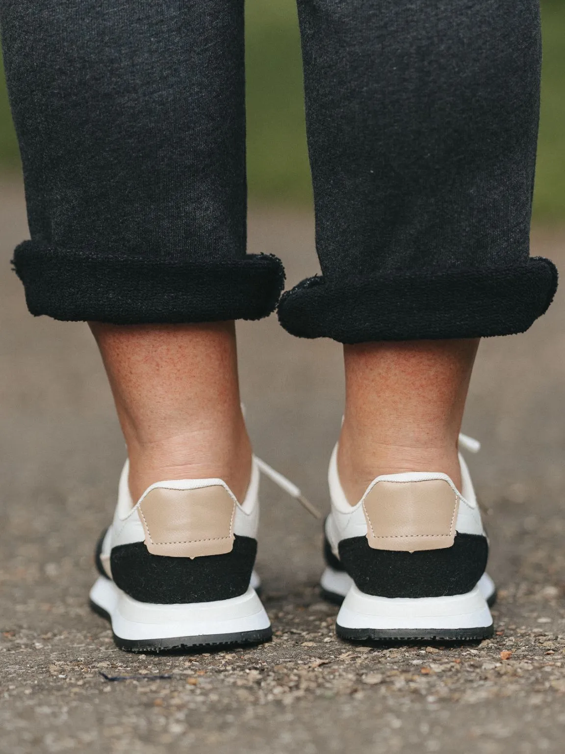 Black Athena Colour Block Trainers