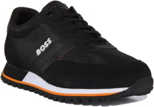 Boss Parkhour L Runner In Black Orange For Men