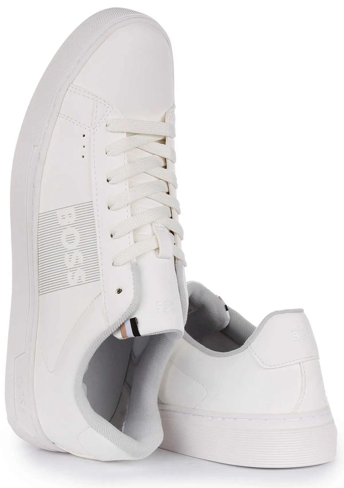 Boss Rhys Tennis Trainer In White