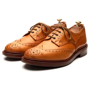 'Bourton' Tan Brown Leather Derby Brogues UK 9.5