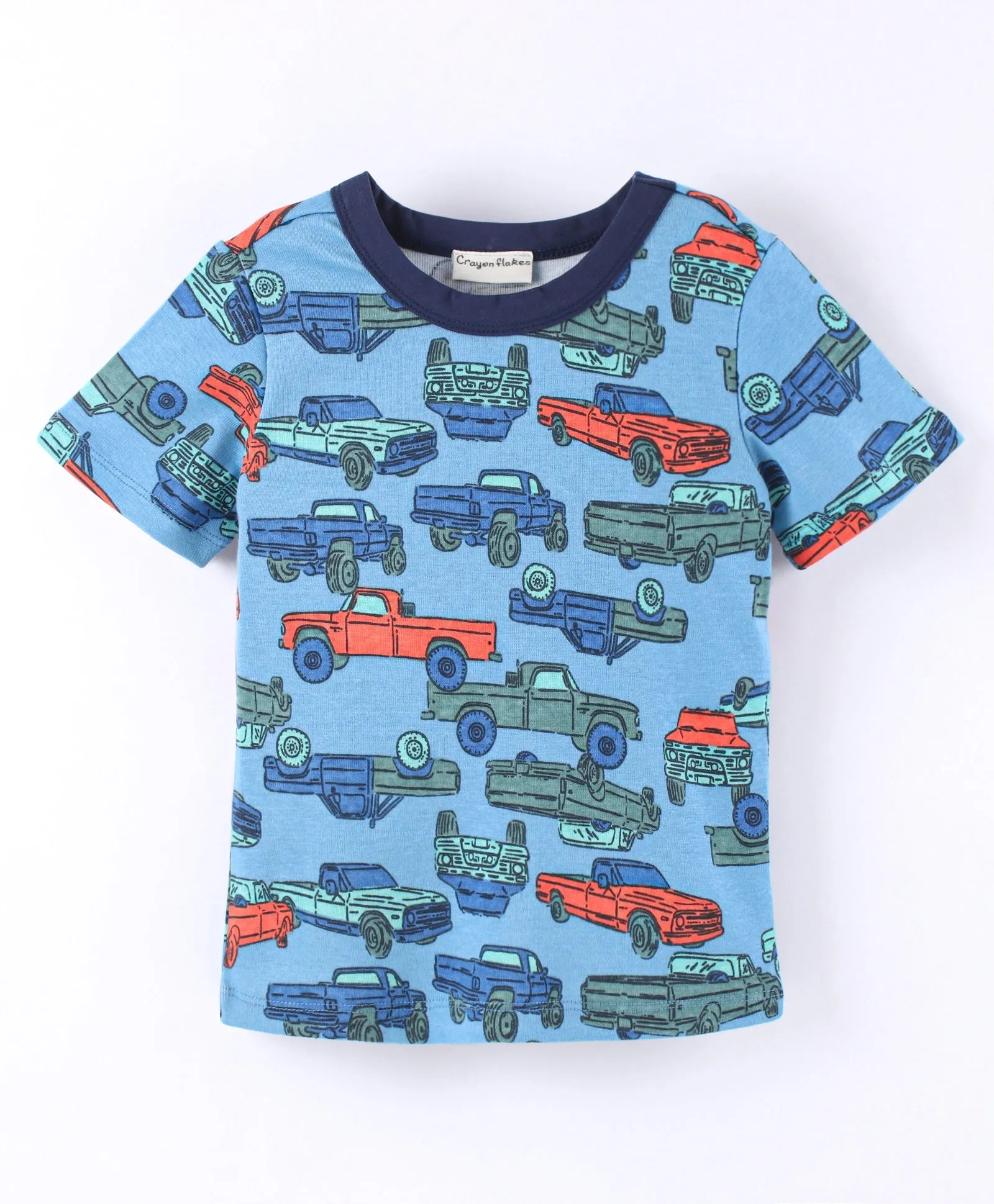 Cars Printed Tshirt Short Set