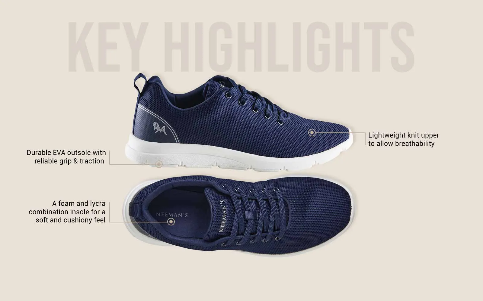 Comfort Stroll Sneakers : Blue