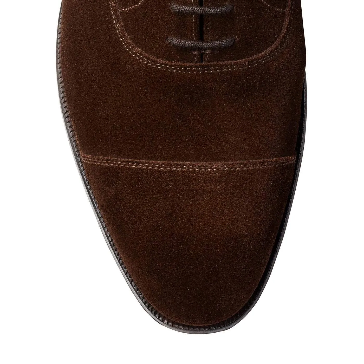 Connaught Dark Brown Suede