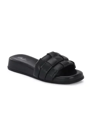 Delize Light Leather Black women lightweight, leather, clog sandals 2001-39