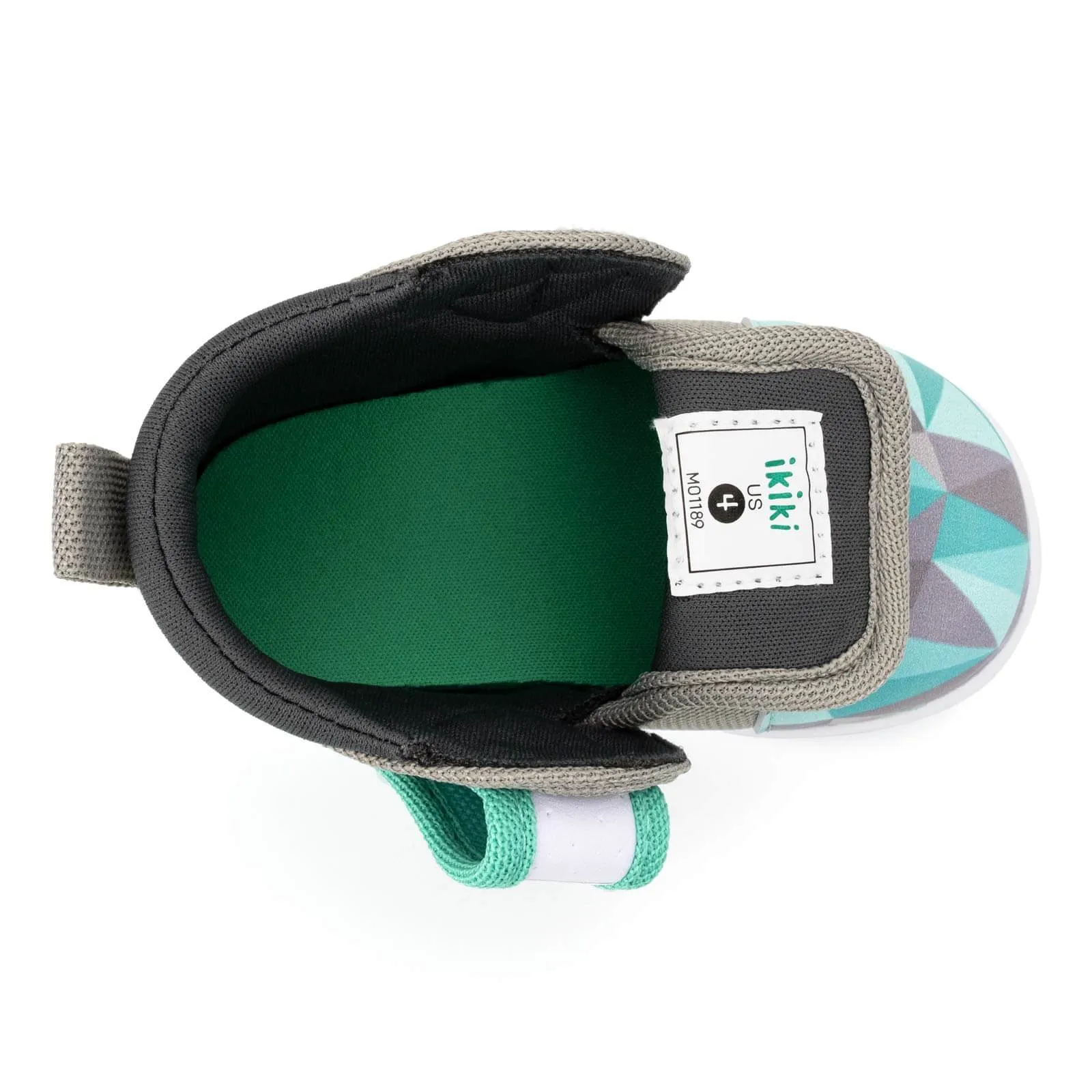 Glacial Refraction Squeakerless Toddler Shoes | Teal/Gray