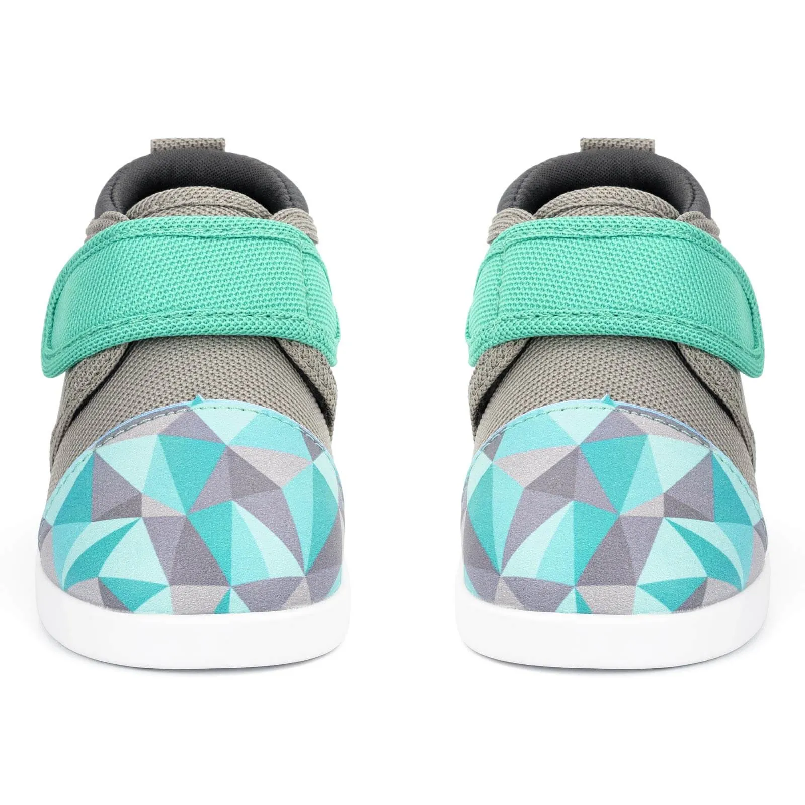 Glacial Refraction Squeakerless Toddler Shoes | Teal/Gray