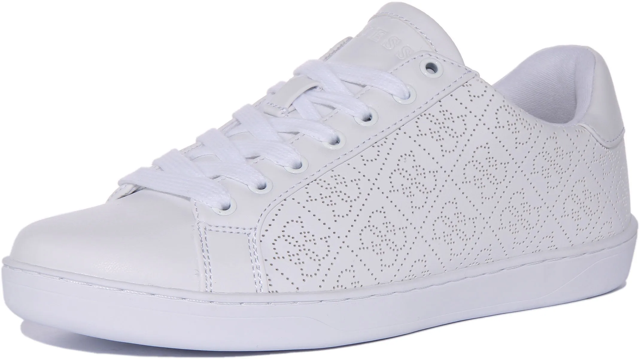 Guess Rosalia Trainer In White For Women