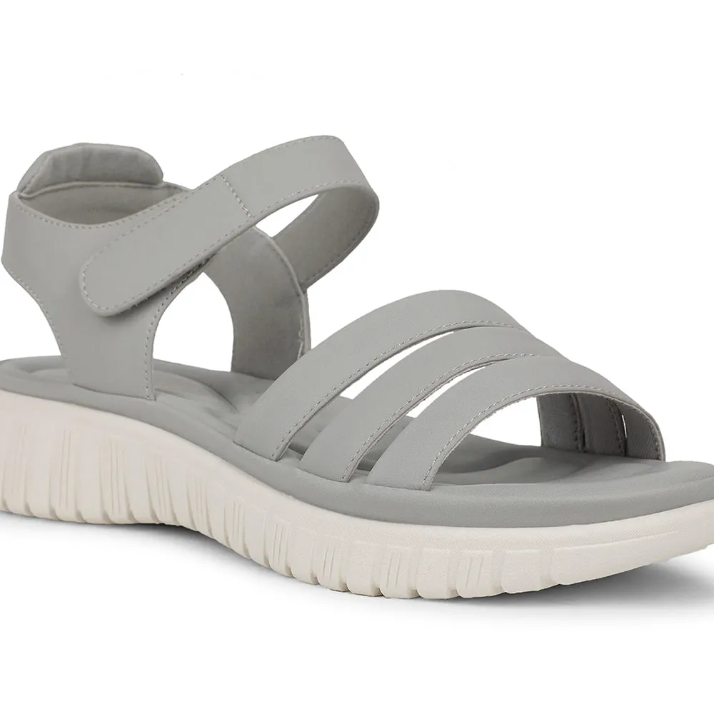 Healers Casual Light Grey Sandal For Women ZQ-RN-L66 By Liberty