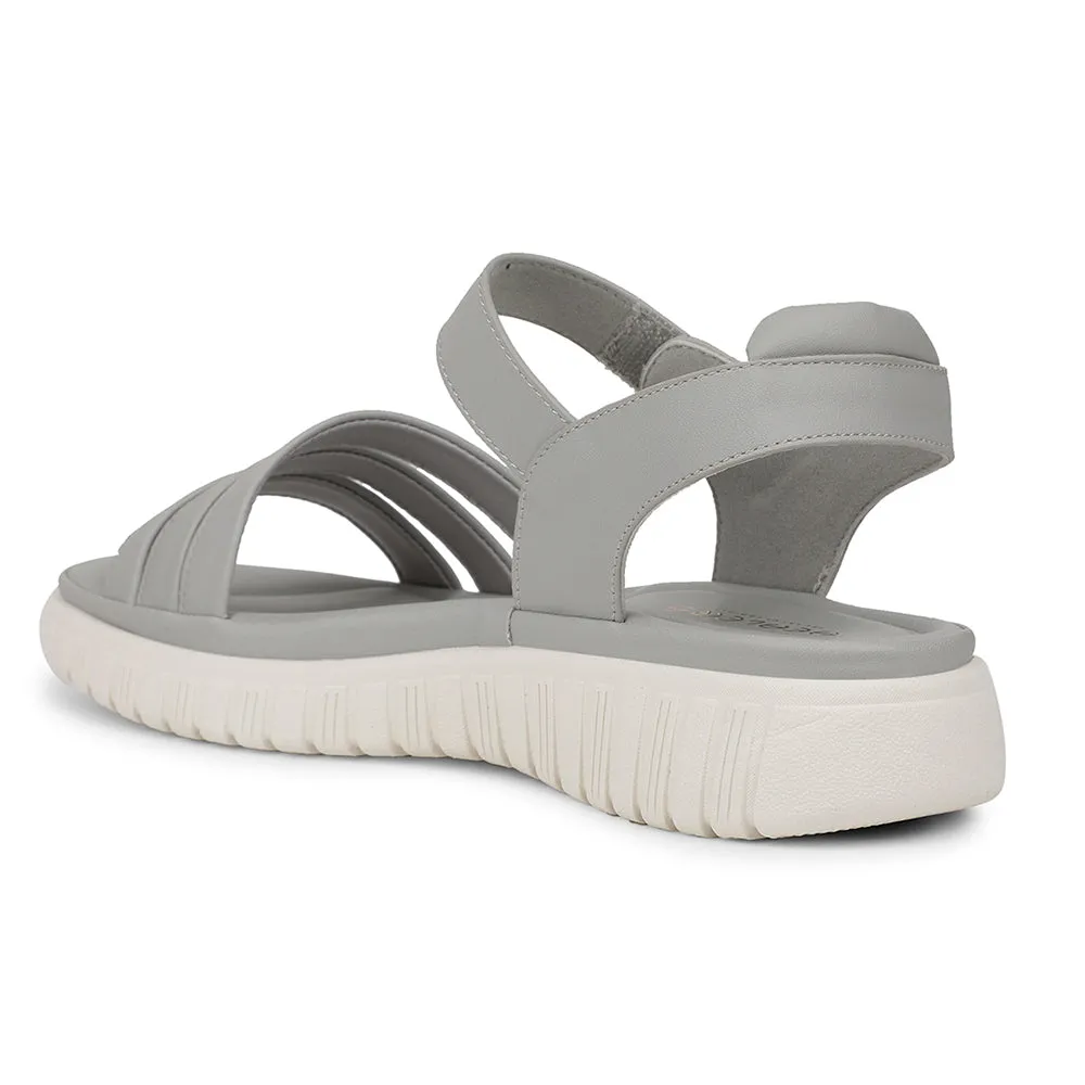 Healers Casual Light Grey Sandal For Women ZQ-RN-L66 By Liberty