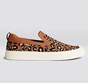 IBI SLIP-ON Leopard Print Knit Sneaker Men