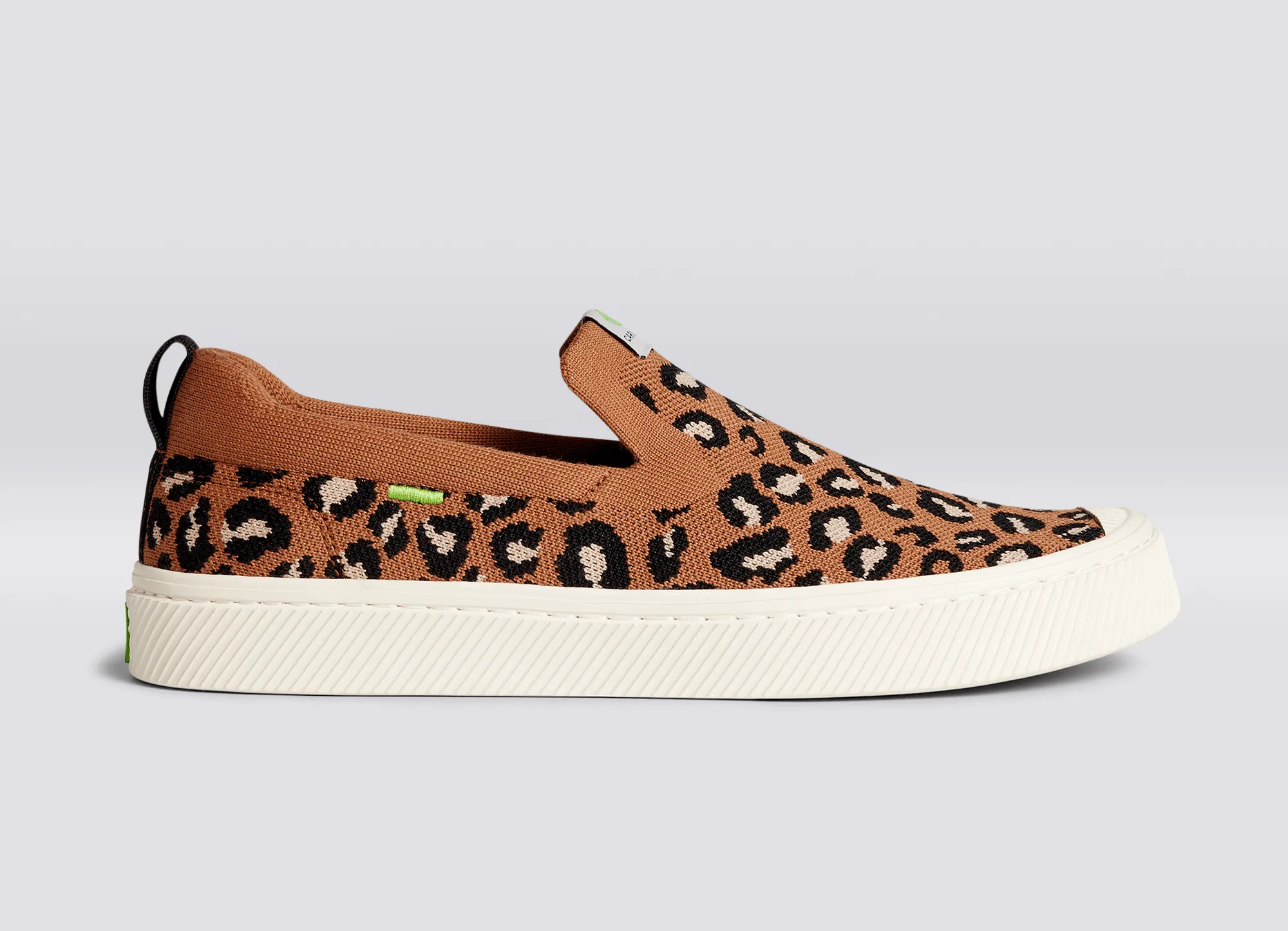 IBI SLIP-ON Leopard Print Knit Sneaker Men