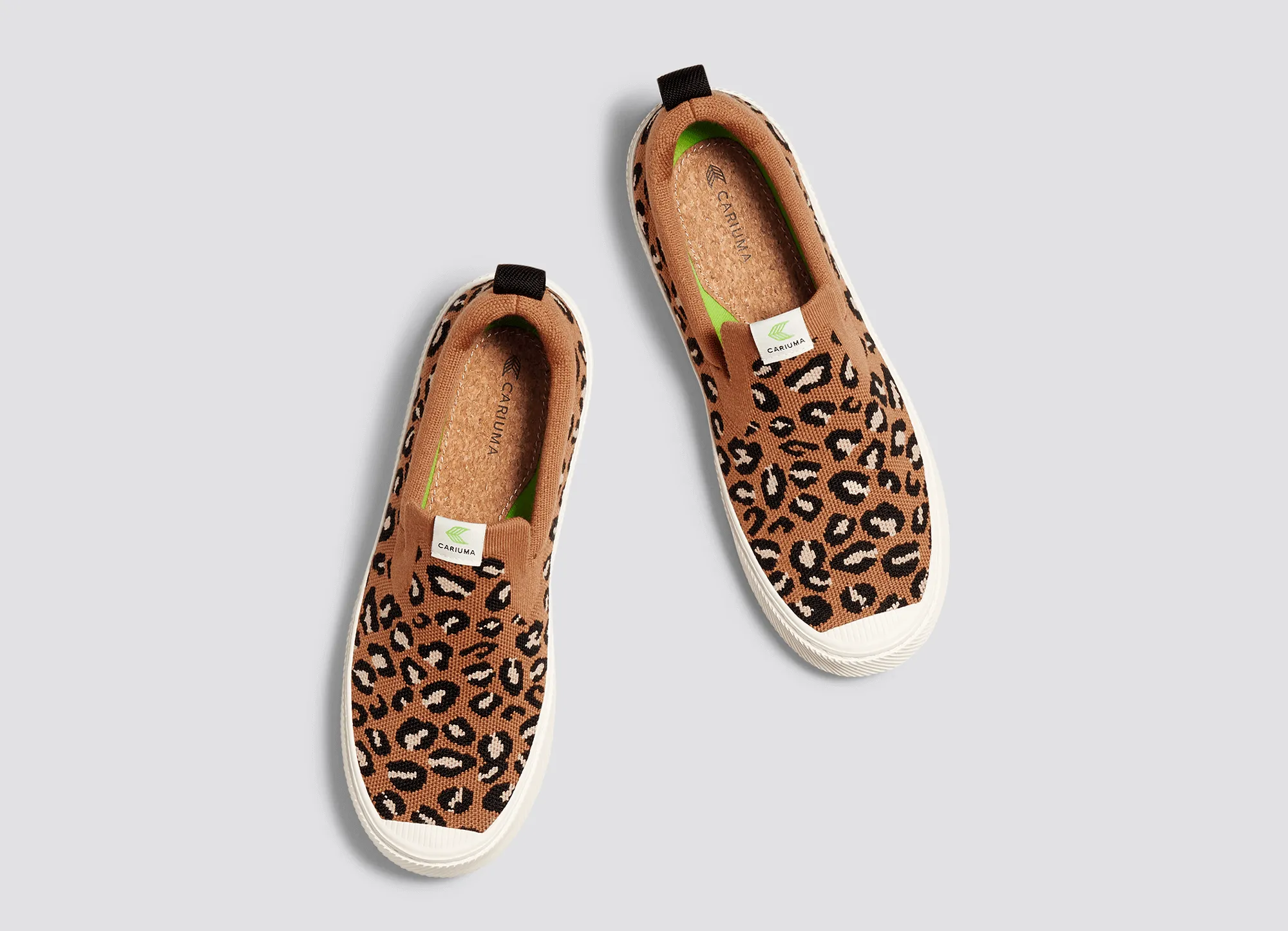 IBI SLIP-ON Leopard Print Knit Sneaker Men