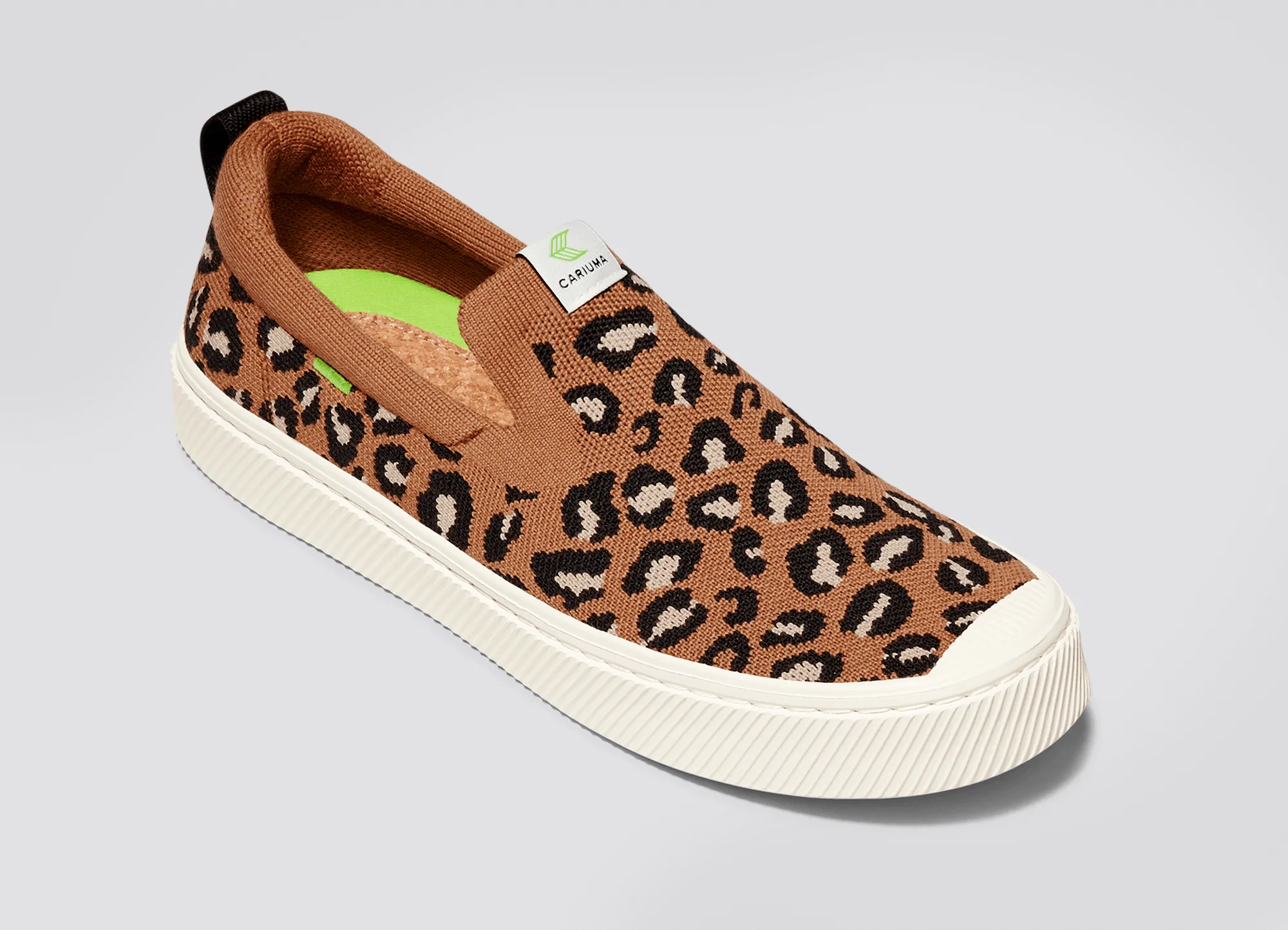 IBI SLIP-ON Leopard Print Knit Sneaker Men