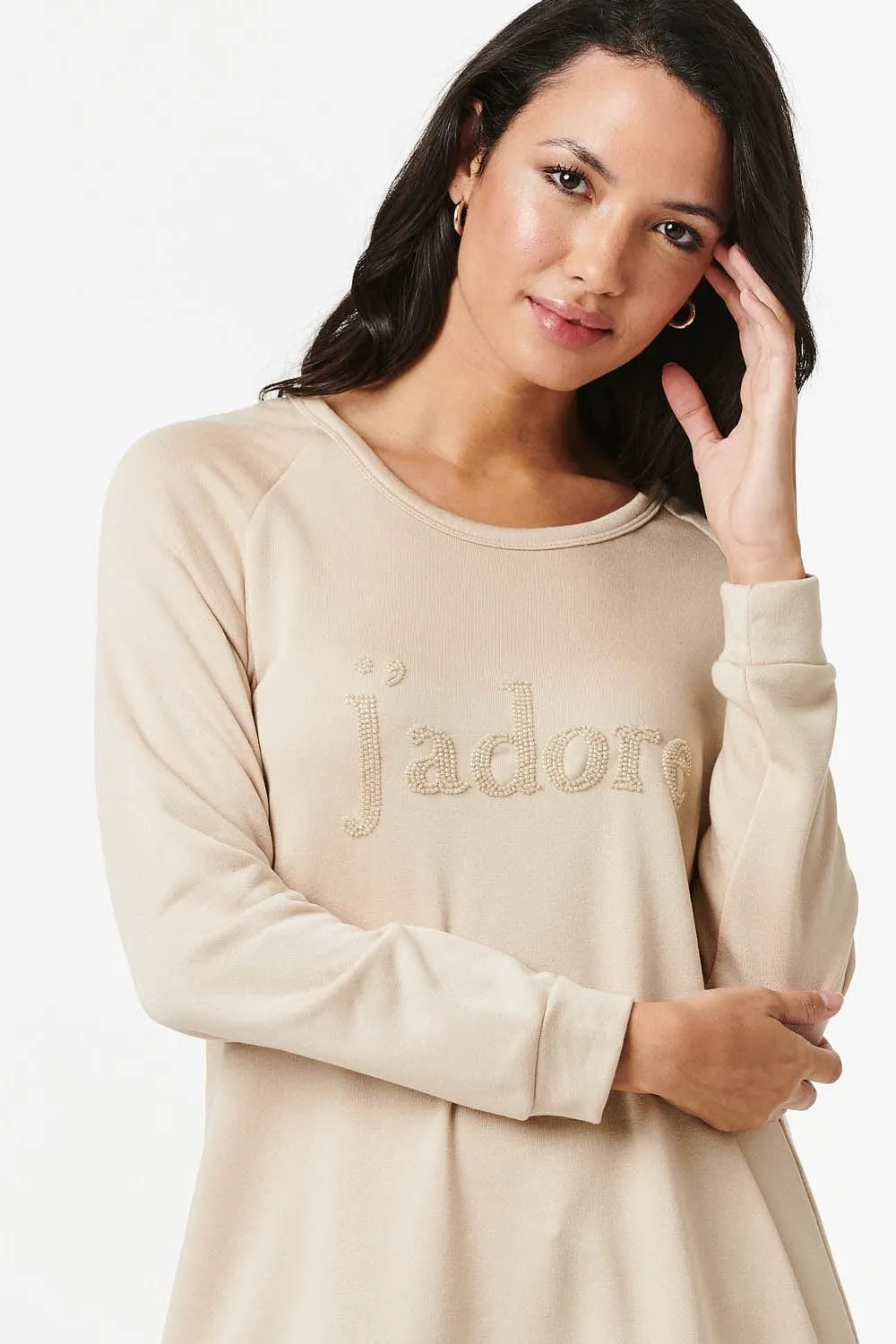 j'adore Print Sweatshirt