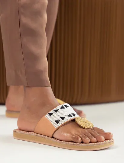 Laidback London Heron Toe Post Sandal - Leather