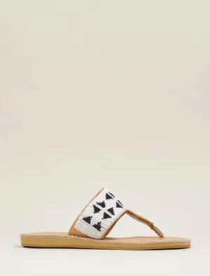 Laidback London Heron Toe Post Sandal - Leather