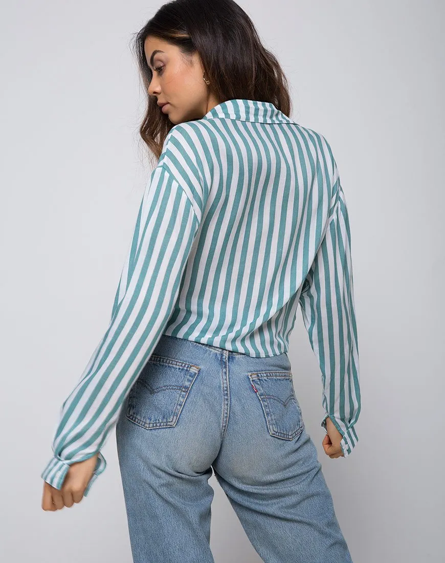 Lauv Shirt in Mid Stripe