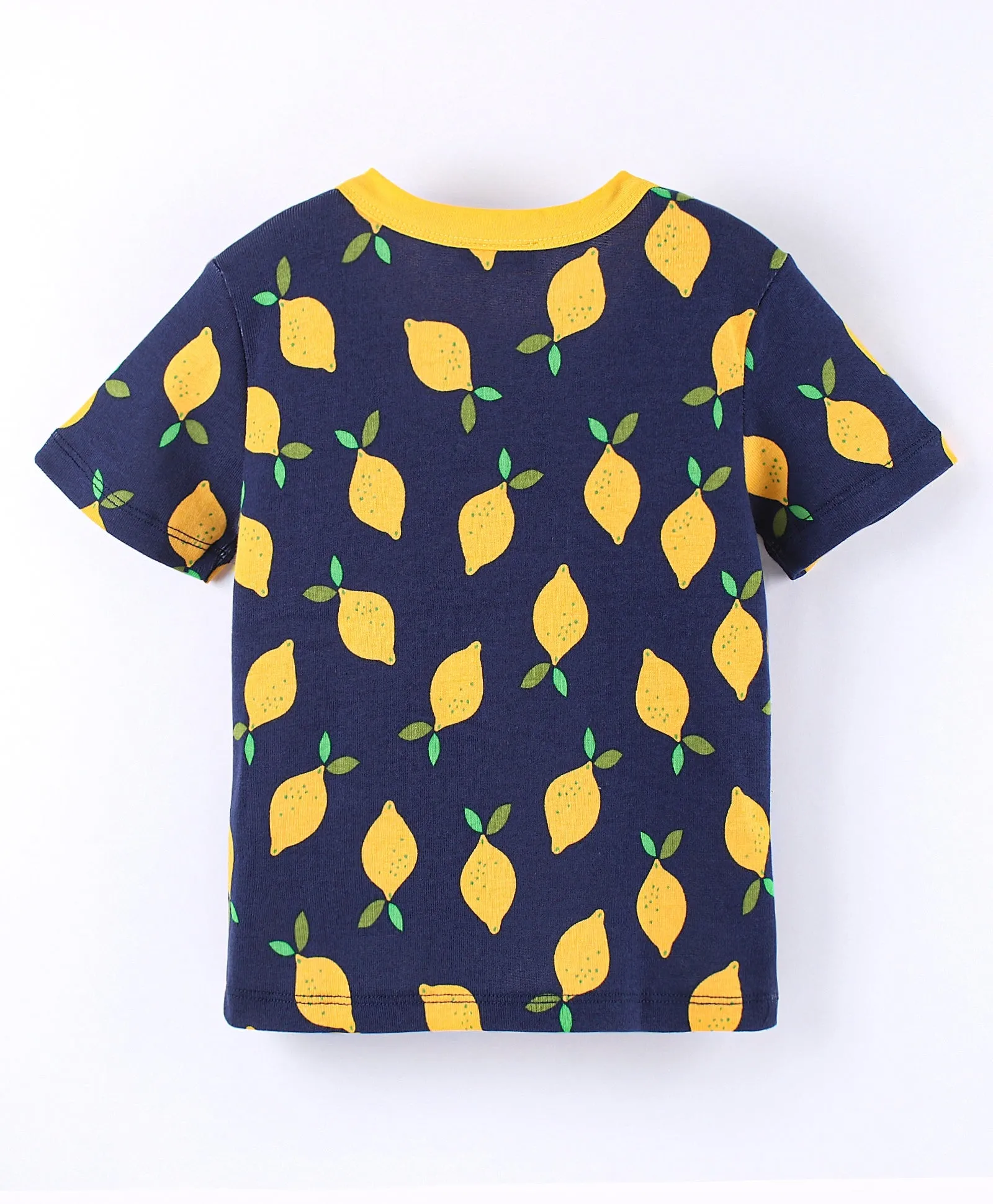 Lemons Printed Tshirt Short Set