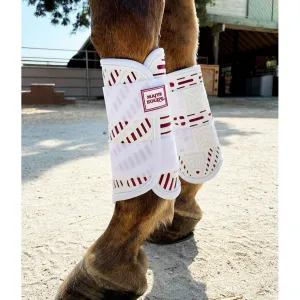 Limited Edition! XC Elite Front and Hind Set in White/Bordeaux