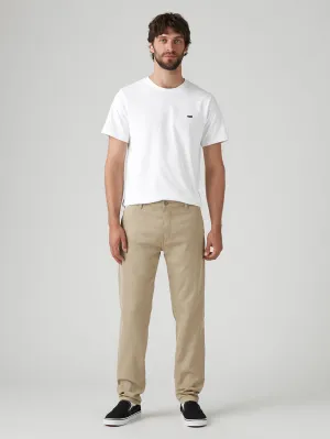 Men's Beige Regular Fit Tech Pant Chinos