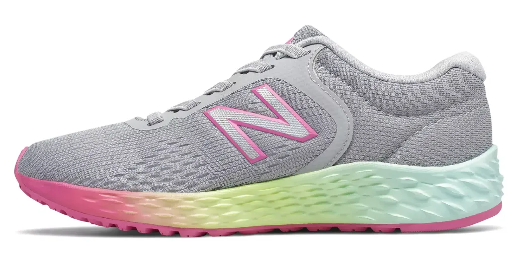 New Balance Light Aluminum/Rainbow Arishi v2 Children's Sneaker