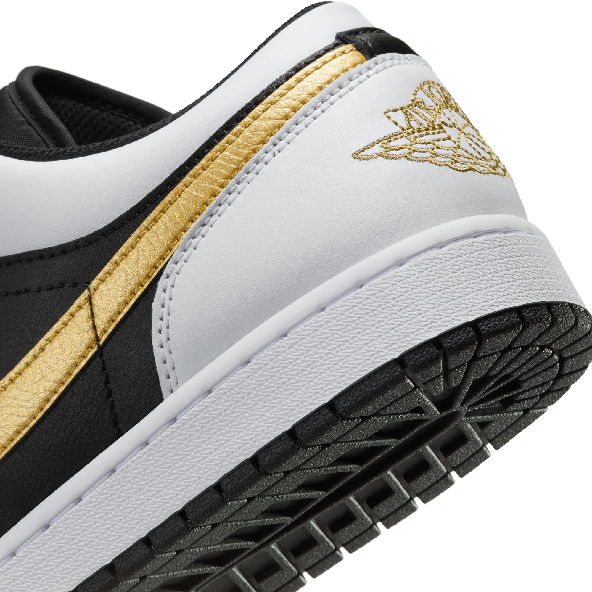 Nike - Air Jordan 1 Low ~ Gold Swoosh