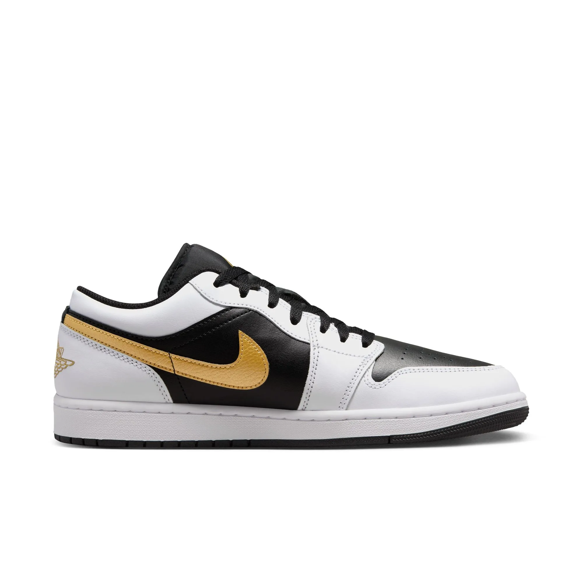 Nike - Air Jordan 1 Low ~ Gold Swoosh