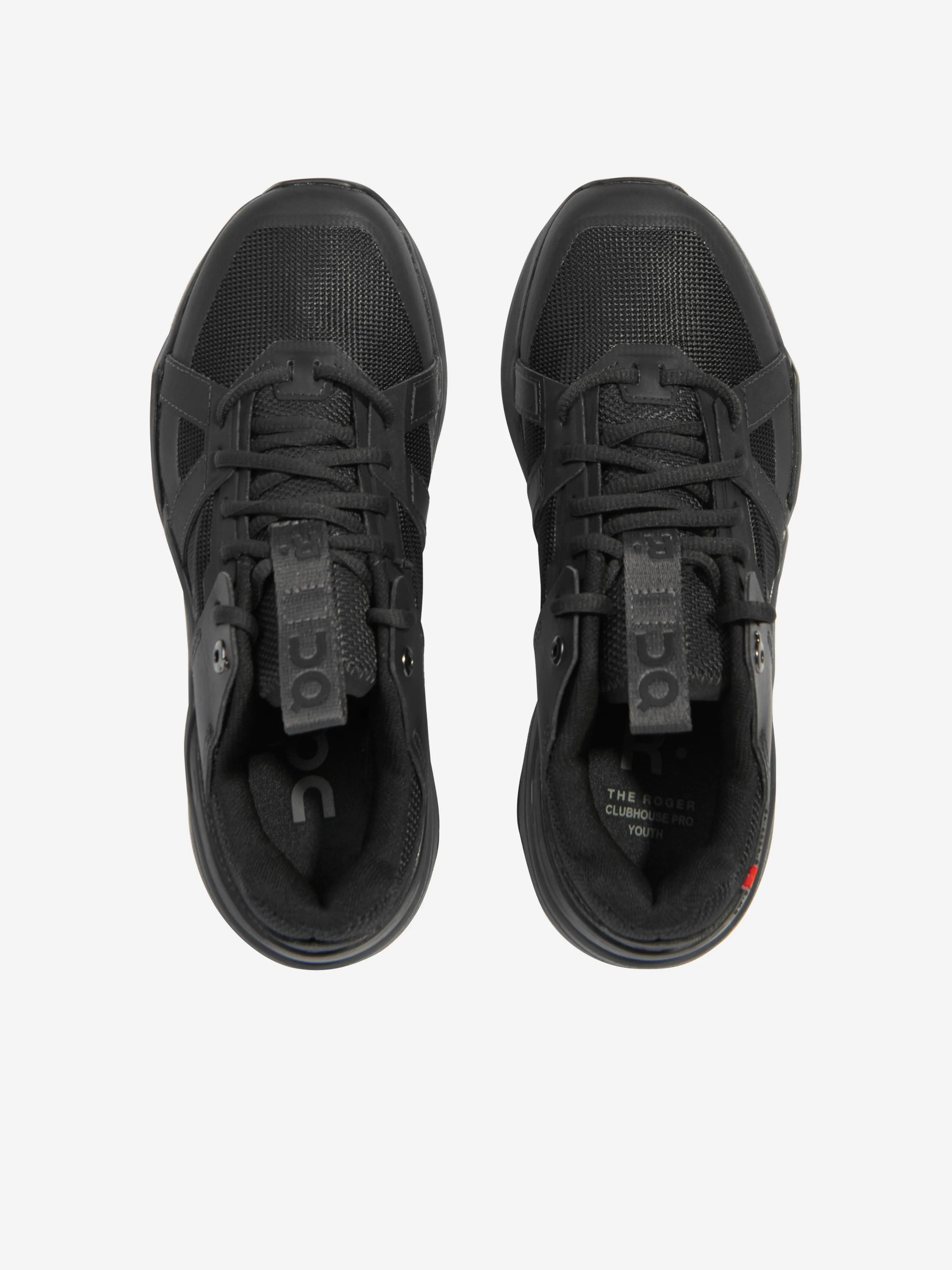 On Running Kids The Roger CH Pro Youth Trainers in Black