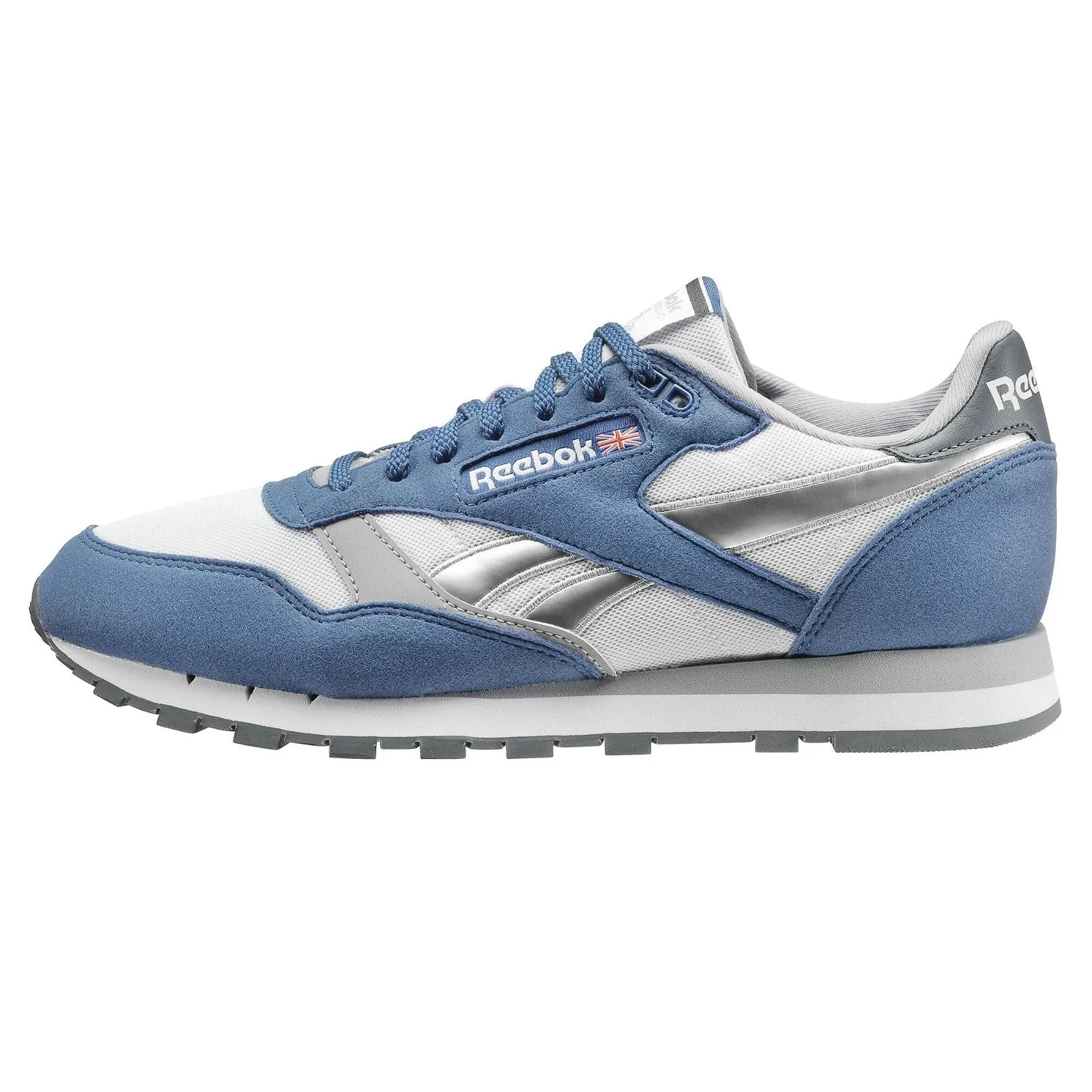 Reebok Classic Leather Trainers - Blue/Silver