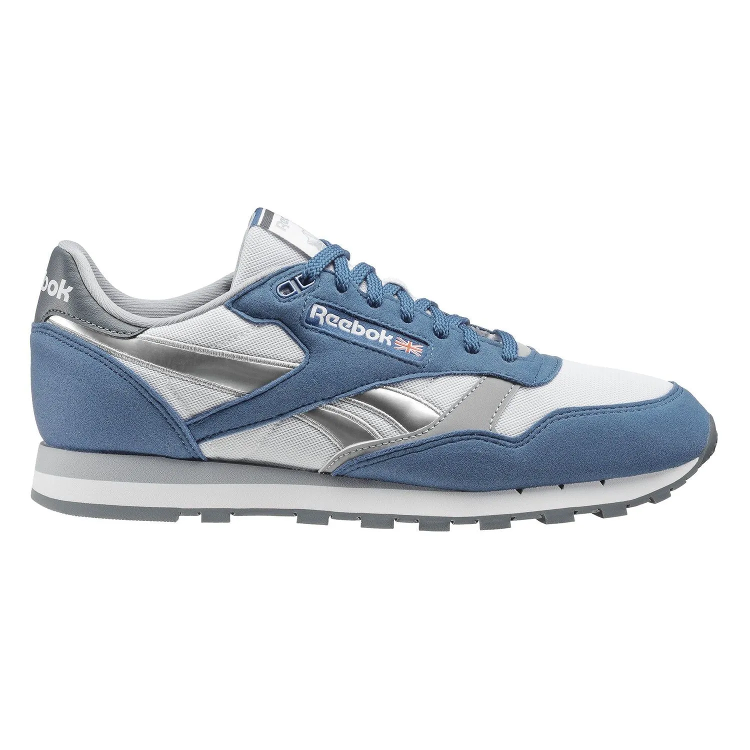 Reebok Classic Leather Trainers - Blue/Silver