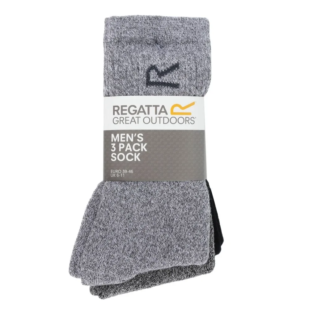 Regatta Men's 3 Pack Socks Size 6-11