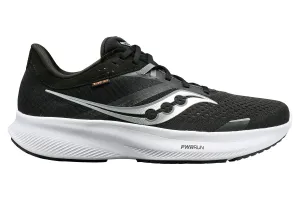 Saucony Ride16 2E Black/White Mens