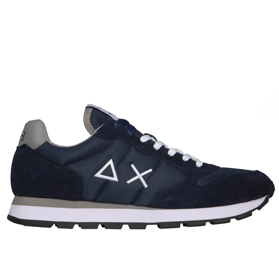 Scarpe Uomo Sun68 Sneakers Tom Solid Nylon colore Navy Blue