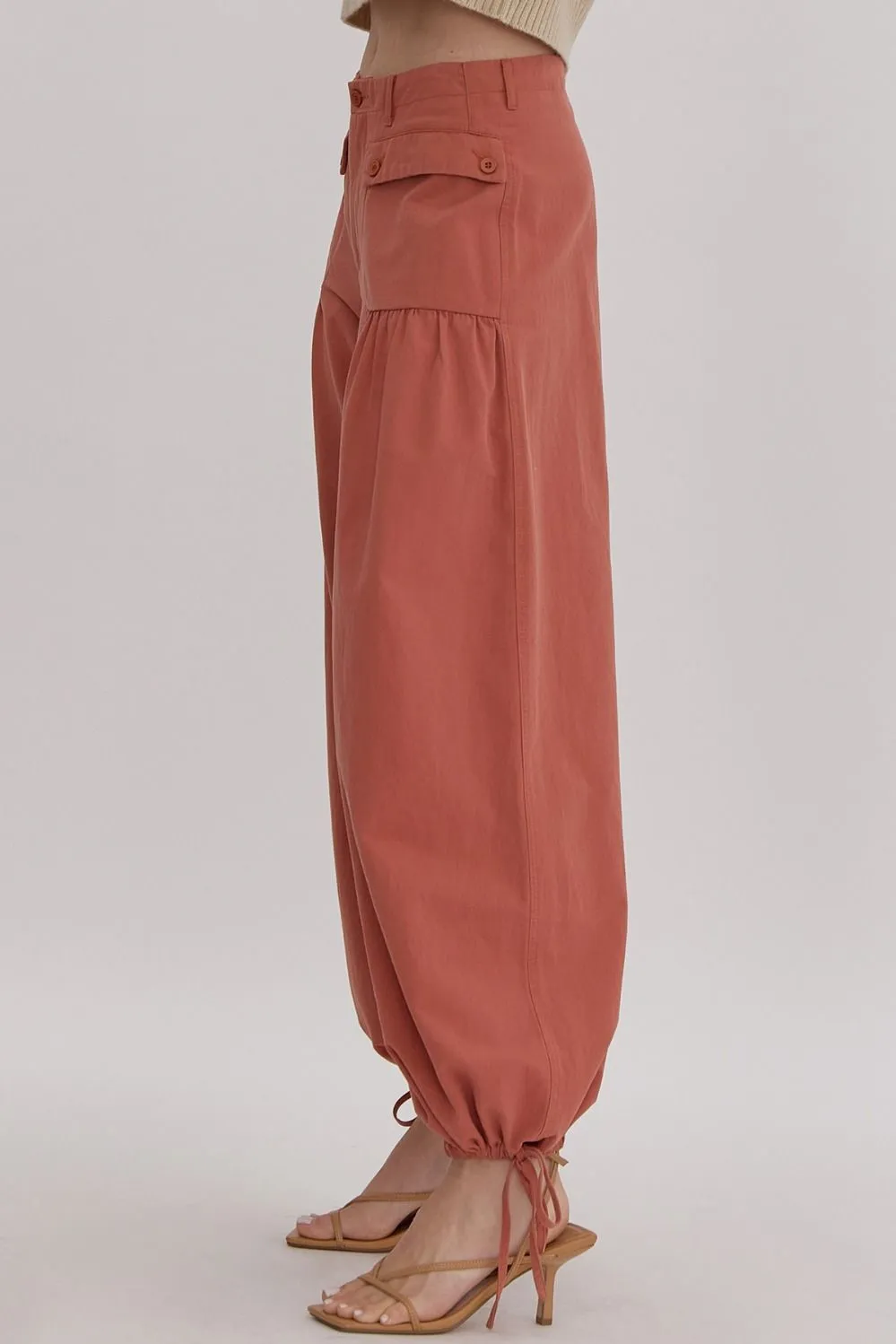 Serendipity Rust Denim Balloon Pants