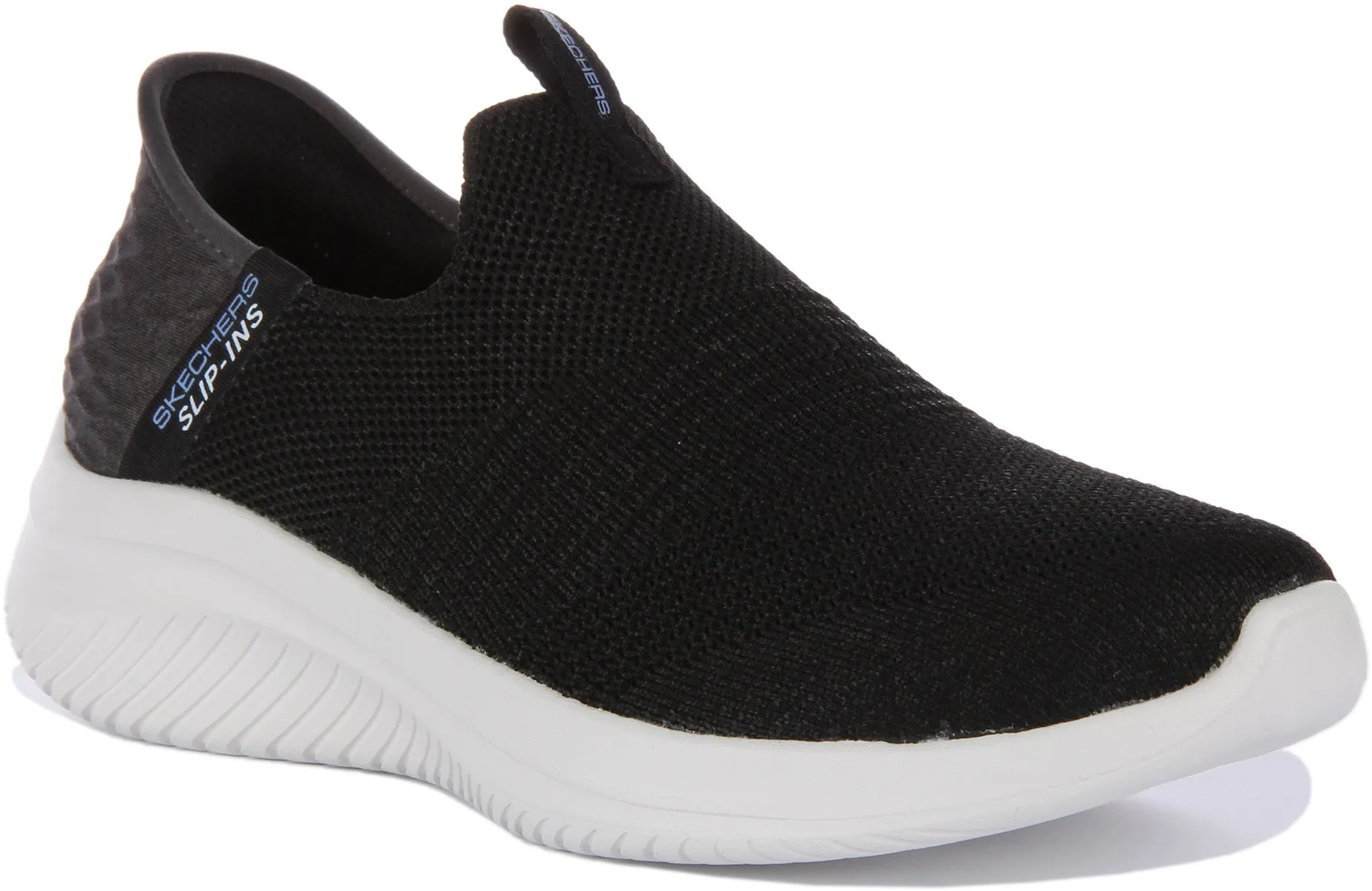 Skechers Ultra Flex 3.0 In Black White For Women