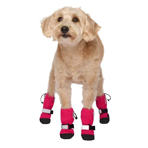 soft shield protective dog boots - pink low stock