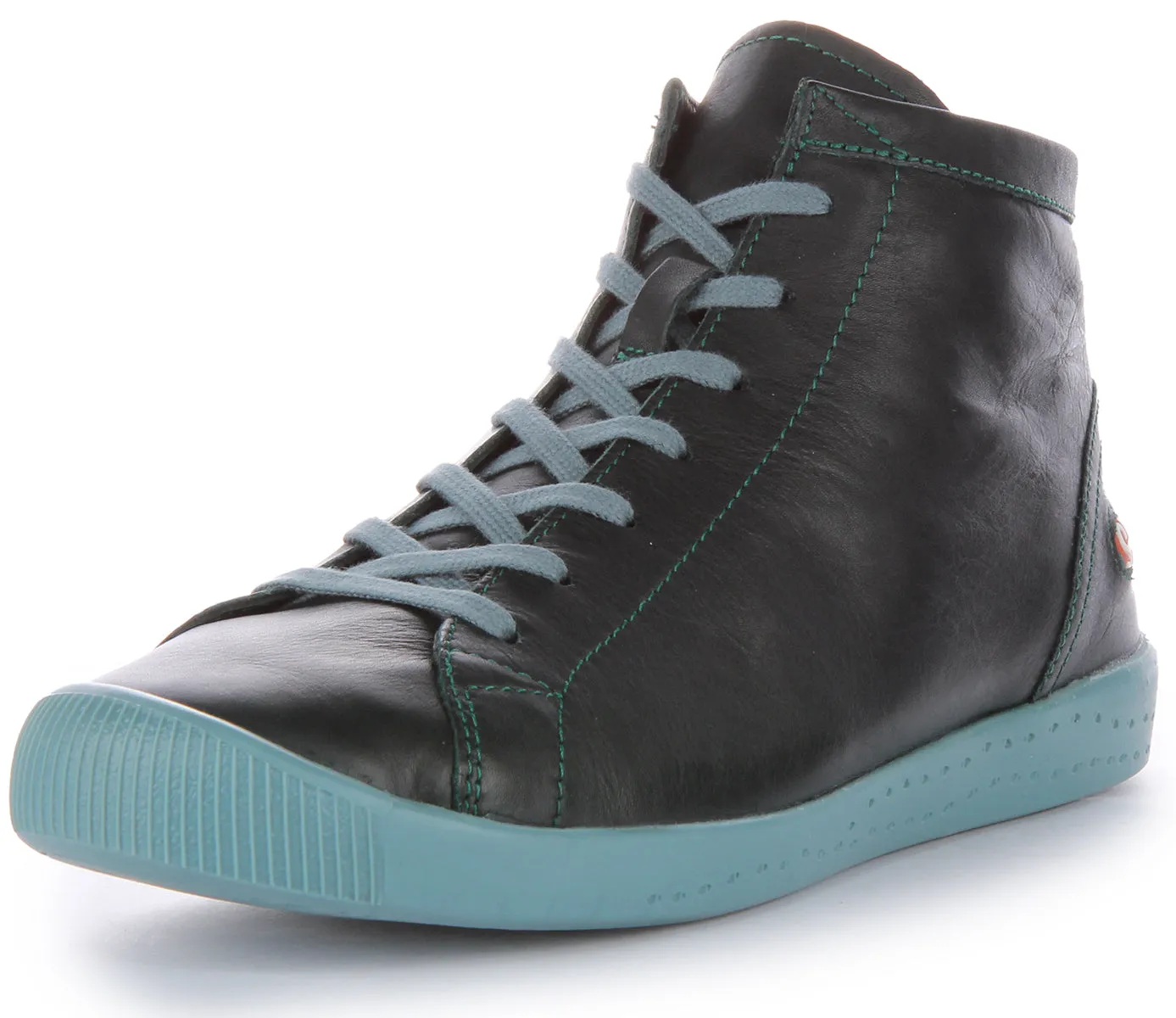 Softinos Ibbi653 Supple In Dusky Green For Women