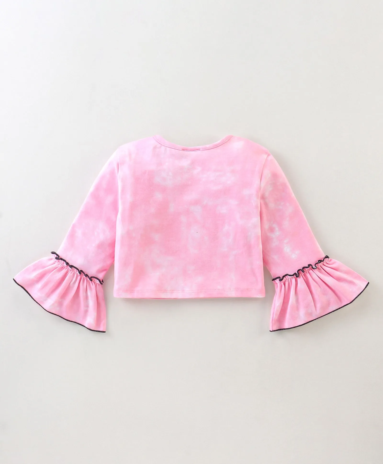 Tie Dye Frilled Top and Stars Palazzo Set