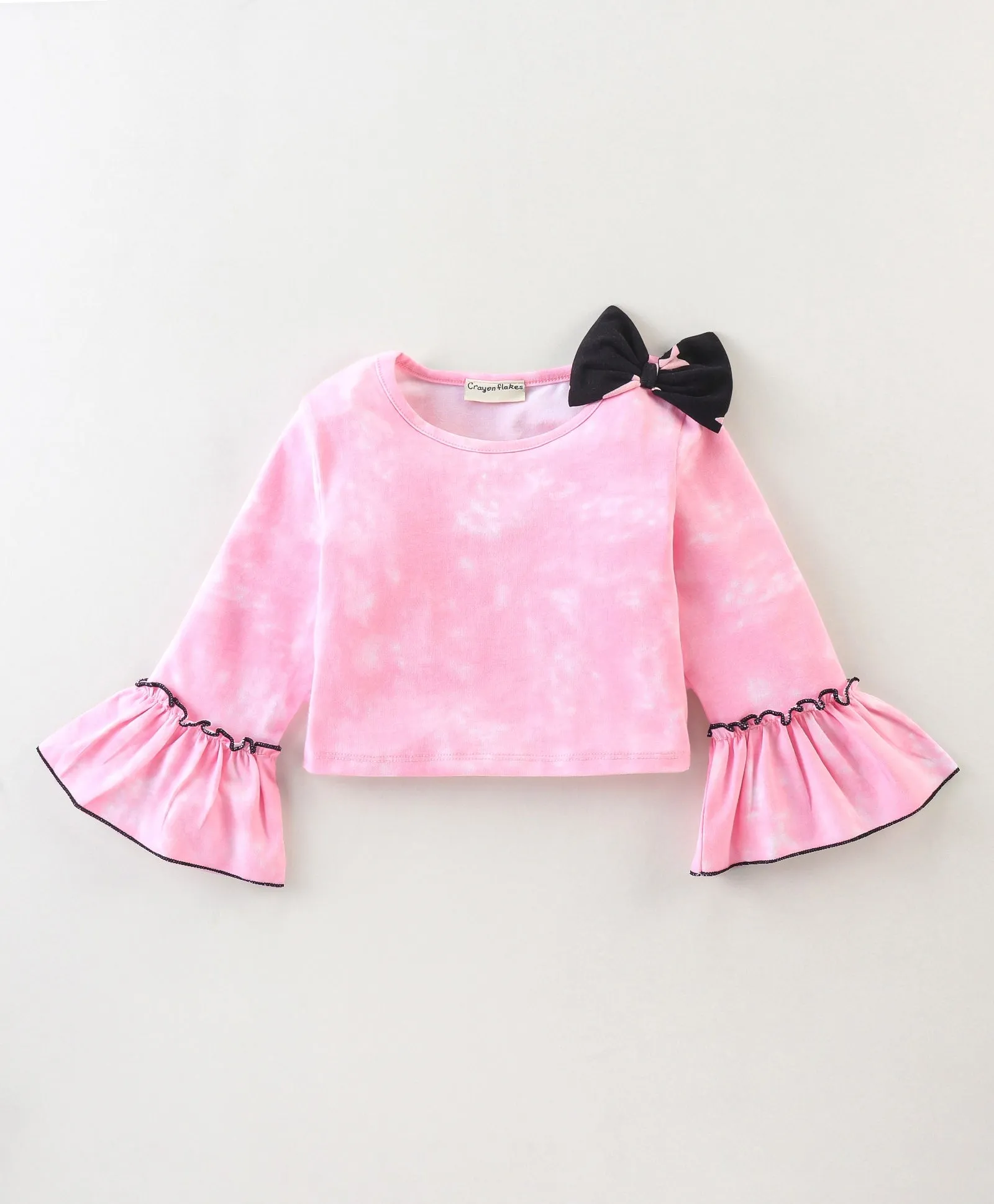 Tie Dye Frilled Top and Stars Palazzo Set