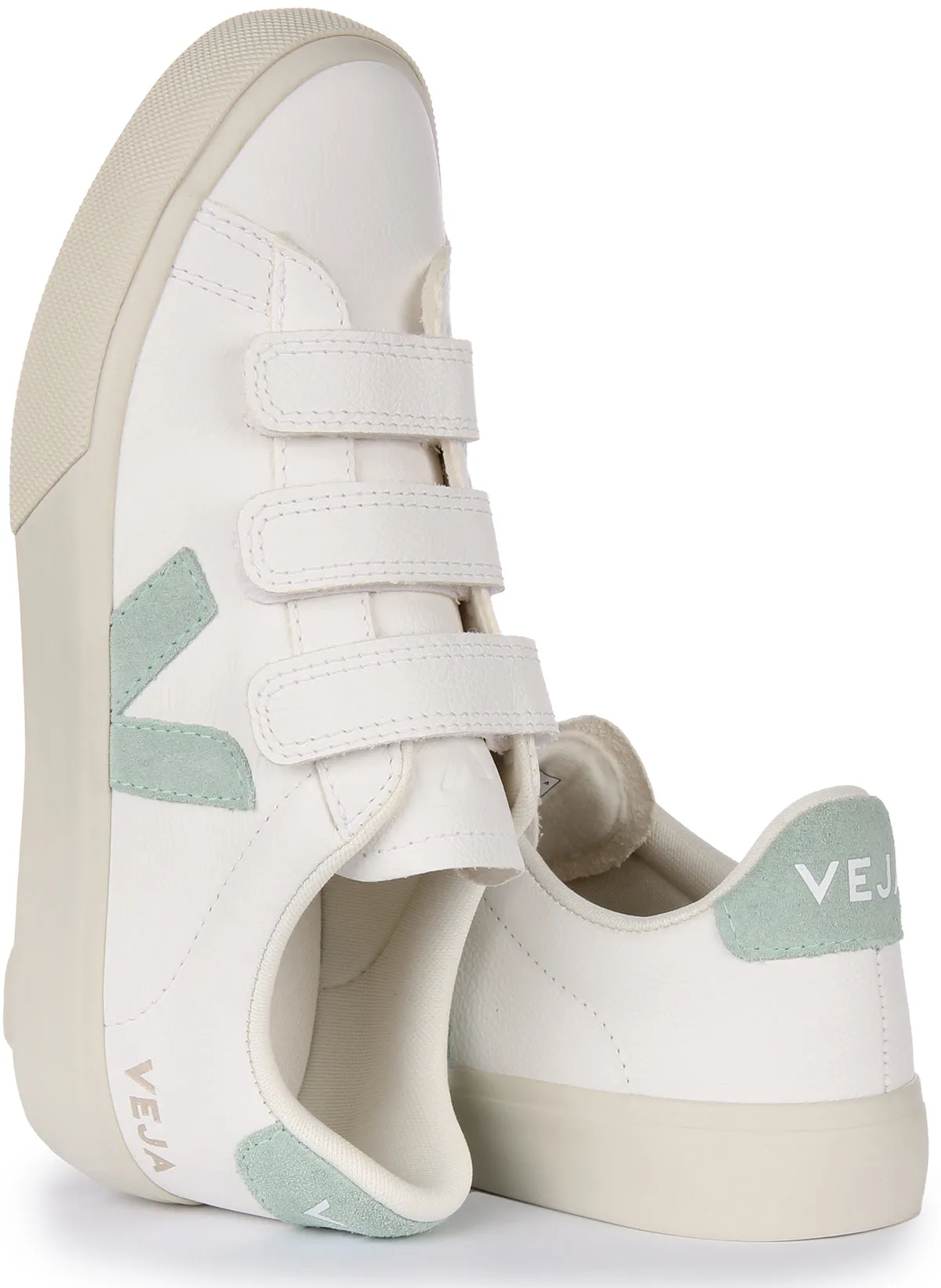 Veja Recife Chromfre In White Green For Women